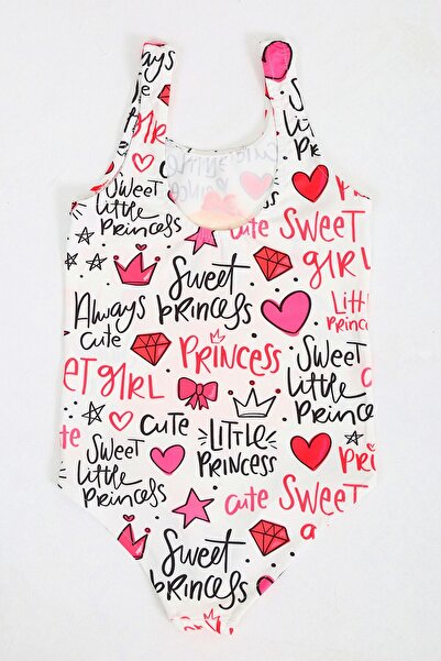 Papiş Κοριτσίστικο μαγιό Fairy Princess Graffiti Μοτίβο Άνετο μαγιό που στεγνώνει γρήγορα Μαγιό παραλίας Sea Pool