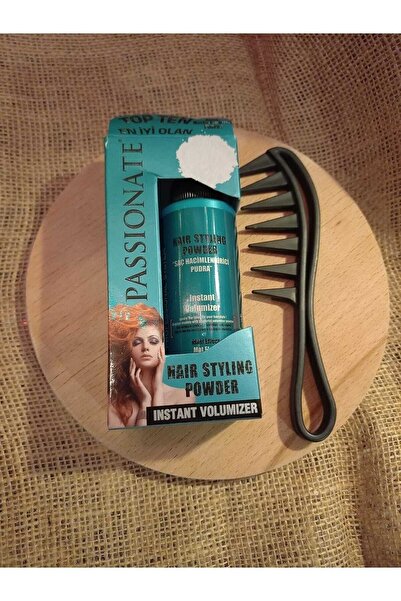 Passionate Saç Şekillendirici Pudra Hacim Mat 20 Gr. + Şekil Tarak 2'li Set
