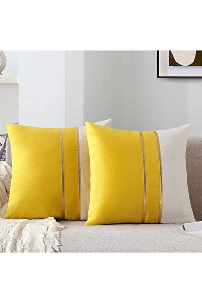 vivamia COPY - 2 bucăți husă de pernă decorativă cu aspect de catifea din pie...