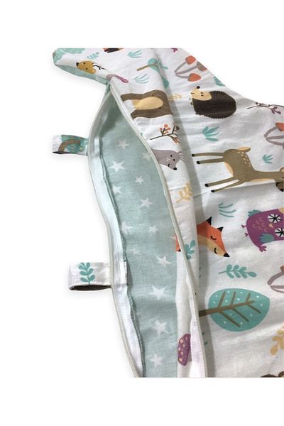 Bebek Özel Ikea Antelope High Chair Cushion Cover with Zipper (COVER ONLY) Nature Pattern