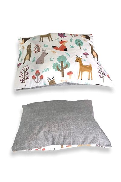Bebek Özel Child Adult Pillow Case 50x70 Cm (2 Pieces) Nature Gray