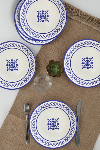 Keramika Alaçatı 6 Person Breakfast Set 15 Pieces