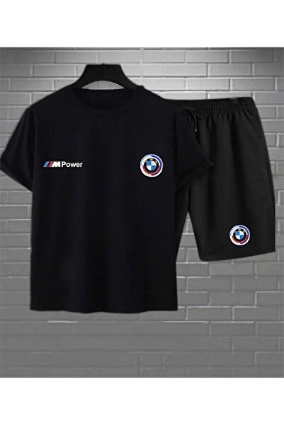 YOHO SPORT Bmw Baskılı Original Ünisex Yazlık T-shirt ve Eşofman Altı 2 li Se...