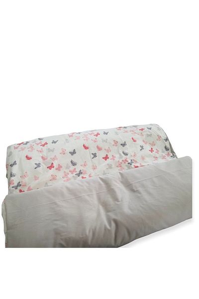 Bebek Özel Single Duvet Cover (Duvet Cover) Butterfly Gray 100