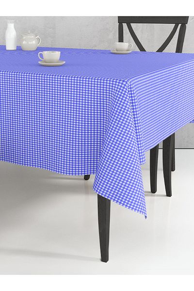 Tuable Față de masă în carouri Pöti Albastru 170x170cm