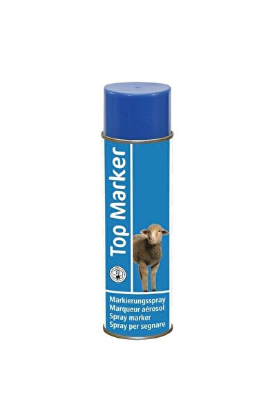 KERBL Top Marker Koyun Işaretleme Spreyi Üst Işaretleyici Mavi