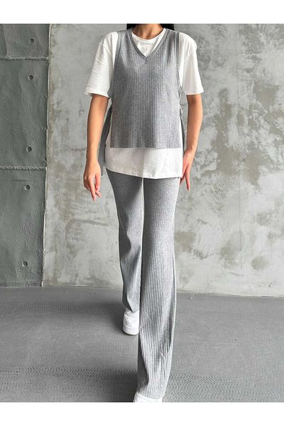 PERADO Camisole Set - Pants, T-shirt and Vest Triple Set