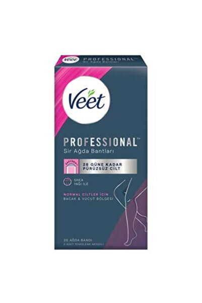 Baby ( KİL MASKESİ HEDİYE ) Veet Professional Ağda Bantları Normal 20'li ( 1 ...