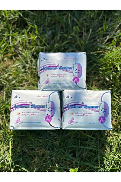 Tiens وسادة صحية للنساء من Airiz، 3 عبوات، 10 عبوات يومية