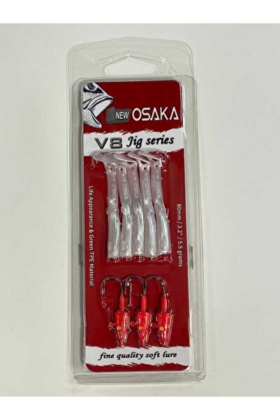 New V8 Jig Series Red Head