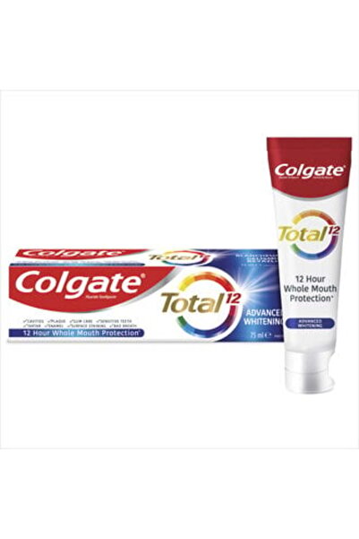 Baby ( KİL MASKESİ HEDİYE ) Colgate Total Gelişmiş Beyazlık Beyazlatıcı Diş M...