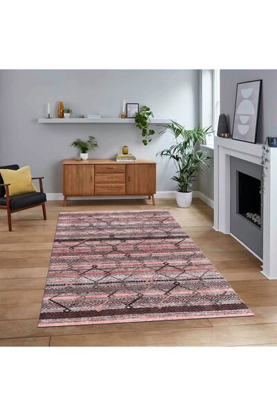 Hey Home Dijital Baskılı Kaymaz Taban Yıkanabilir Modern Yolluk Mutfak Salon ...