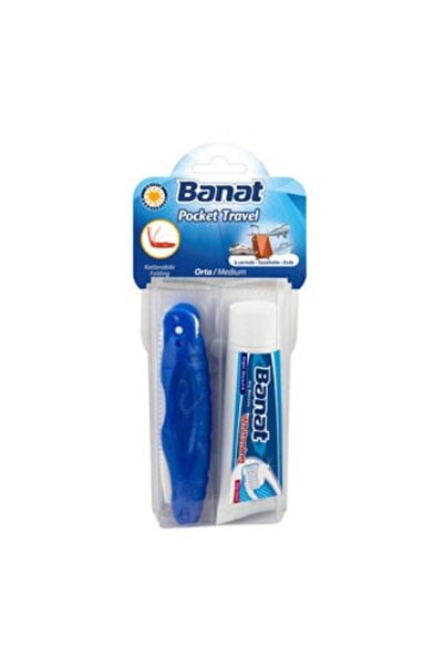 Baby ( KİL MASKESİ HEDİYE ) Banat Seyahat Boyu Dış Fırçası + Dış Macunu ( 1 A...