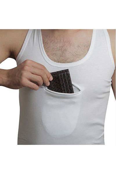 ZemzemHac Zippered Pocket Men's Women's Hajj Umrah Tank Top - 9