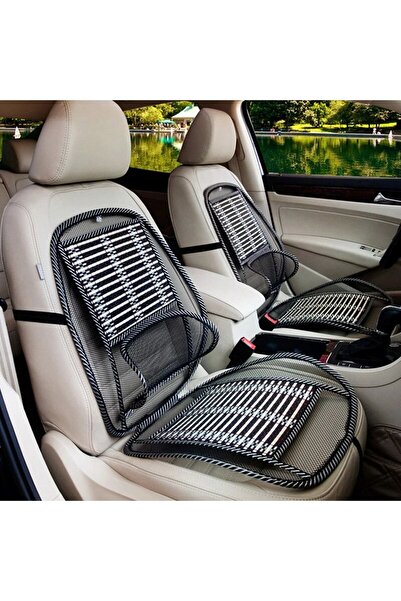 Kamardey Universal Bambu Nefes Alabilen Araba Koltuk Sırt Minderi Bel Desteği 1 Adet