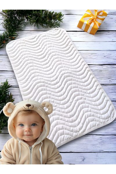 Fulia Liquid Proof Quilted Baby Changing Mat Washable Changing Mat Baby Changing Mat