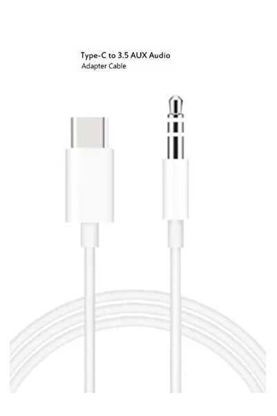 MOBİL GO Type-c To Aux 3.5mm Ses Kablosu Samsung Xiaomi Oppo Uyumlu