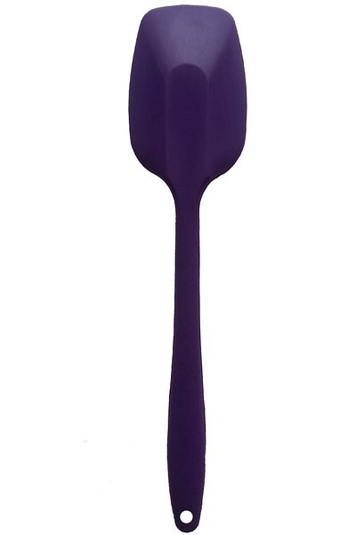 viarella 27cm Purple Silicone Spoon - Heat Resistant, Fireproof and Non-Stick