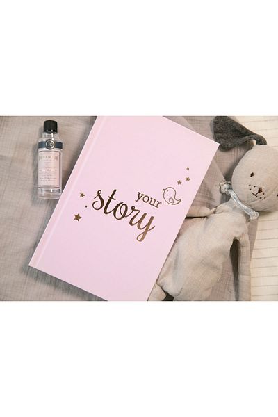 BeyazBirKutu Your Story Baby Journal (MOM&BABY DIARY) -boxless-pink