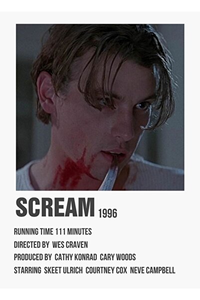 Jeronkarji Çığlık Filmi Tablo Ahşap Poster Dekoratif