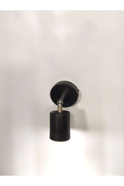 ekiLamp Single LED Spot Sconce Articulated Ceiling Light Black