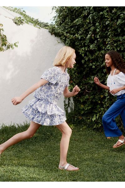 MANGO Kids Pantofi portocalii pentru copii