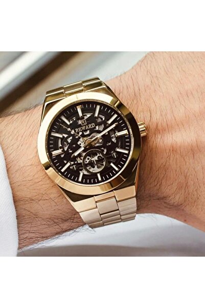 Reward Otomatik Kurmalı Pilsiz Fonksiyonları Aktif Su Geçirmez Çelik Erkek Ko...