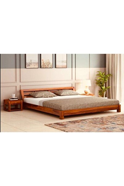 zerkaconcept Arte Ithal Ladin Masif Ahşap Karyola 150*200
