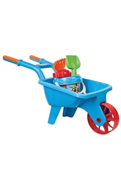 Nikadu Kova+elek+kürek+kum Çıkarması Hediyeli Oyuncak El Arabası Deniz Oyuncakları Set