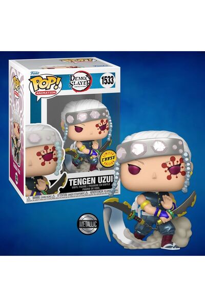 Funko POP Anime Animation: Demon Slayer - Tengen (Metallic) Chase Edition Figür