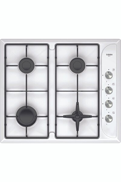 Çetintaş 545 T Lpg Ayarlı gaz kesme emniyetli Beyaz Set Üstü Ocak