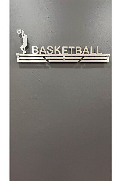 MER Dekor Madalya Askısı - Basketbol (PASLANMAZ ÇELİK)