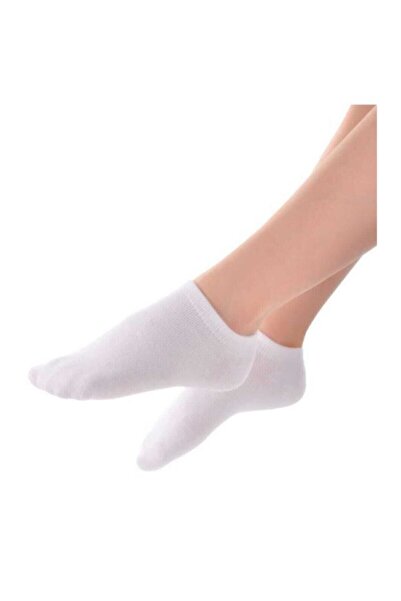 İkonik Socks Дамски 8-пакет бели памучни чорапи