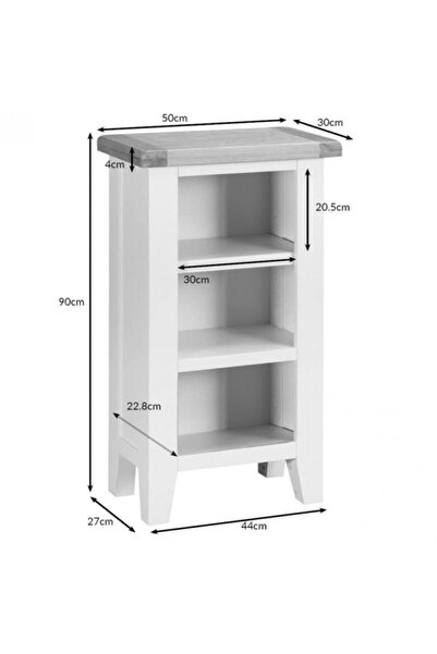 Masifart Mory 50 Cm Kısa Kitaplık