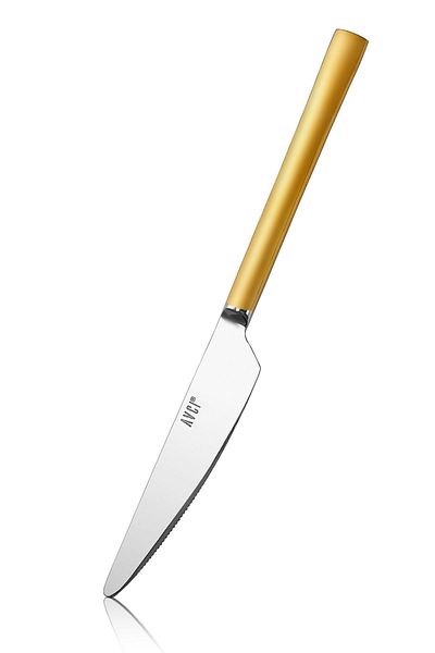 Avcı Soft Touch Matte 6 Piece Dessert Knife 18/10 Stainless Steel