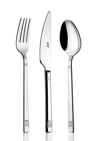 Avcı Duru 60 Piece Cutlery Set 18/10 Stainless Steel