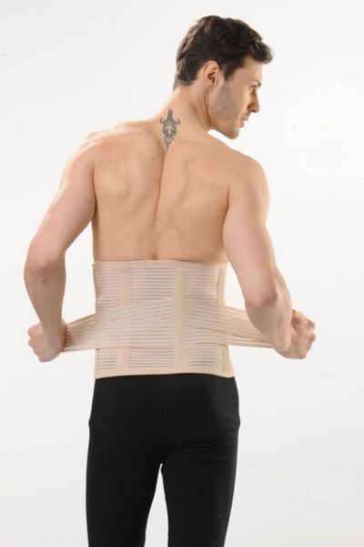 Şalcı Ανδρικός μπεζ κορσές στήριξης μέσης