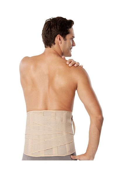 Variteks Unisex Beige Elastic Lumbosacral Corset