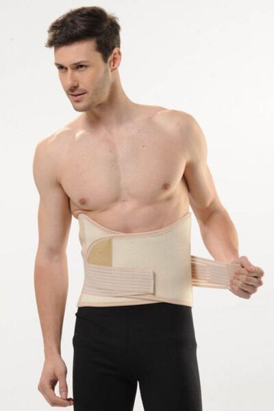 Şalcı Ανδρικός μπεζ κορσές στήριξης μέσης