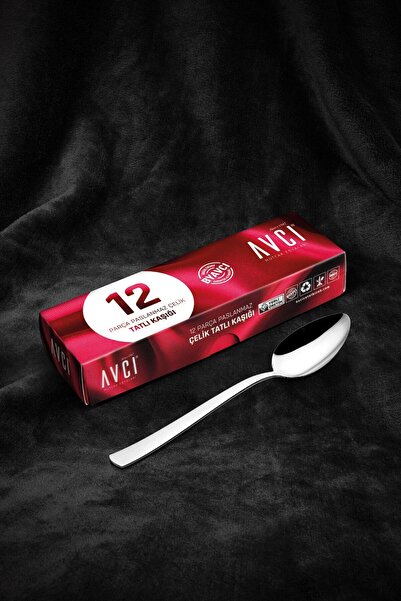 Avcı طقم ملاعق حلوى 12 قطعة من اسطنبول