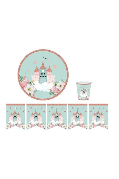 Big Party Princess Flared Set for 8 People