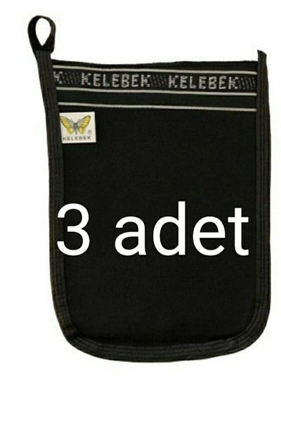 Kelebek Thick Black Pouch