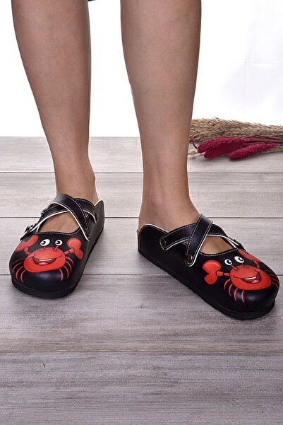 DOGİYE 8093 Crab Printed Cross Sabo Slippers