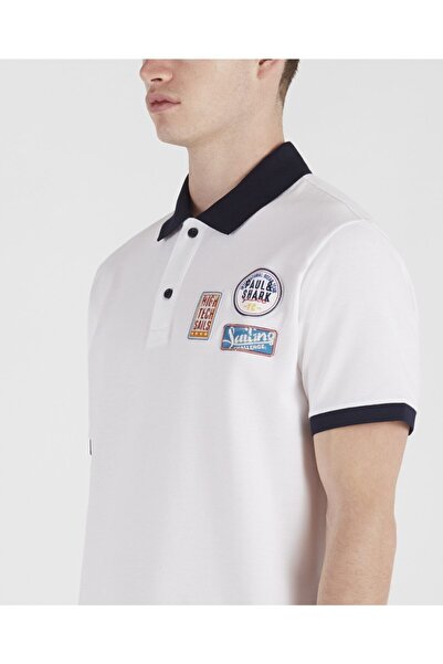 PAUL&SHARK Men's Knitted Polo Shirt C.wCotton