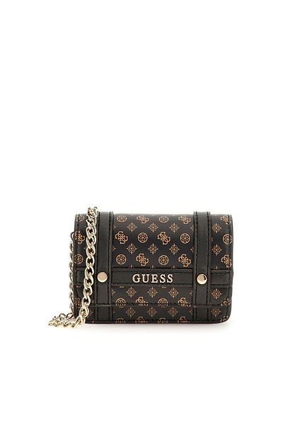 Guess Women's Logo Chain Strap Brown Shoulder Bag HWPS88 62770-MLO