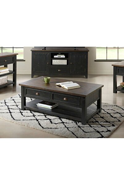 Masifart Mint Ahşap Orta Sehpa