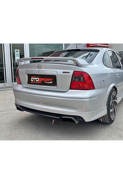 OTOSPORT Opel Vectra B Arka Tampon Eki Çift Çıkış Fiberglass Boyasız