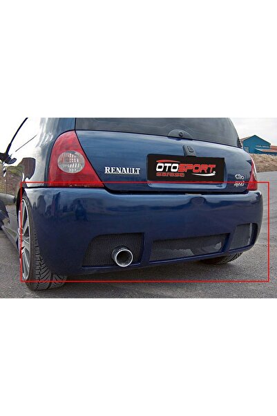 Genel Markalar RENAULT CLİO 2 RS ARKA TAMPON FİBERGLASS BOYASIZ A+ KALİTE