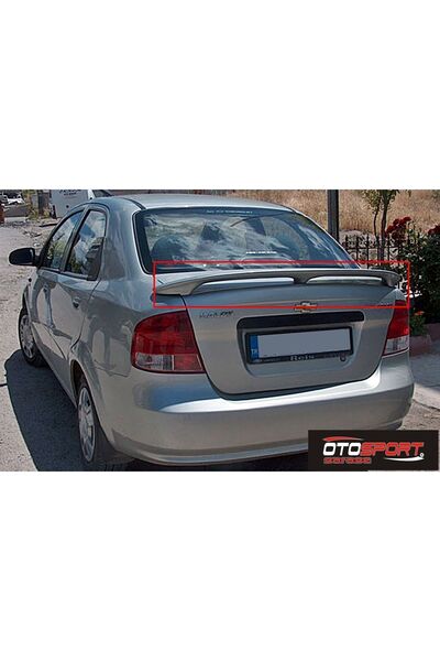 Genel Markalar Chevrolet Kalos Sedan Spoyler Fiberglass Boyasız