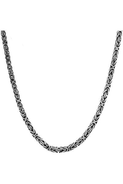 Yantra Silver 925 Ayar 2.5 mm Kare Kral Zincir Kolye